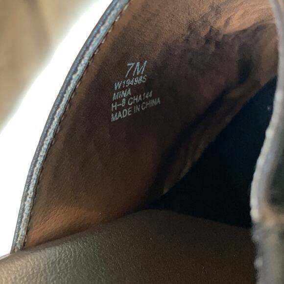 Tommy Hilfiger Brown Leather Clog Mules Size 7 - Picture 10 of 10